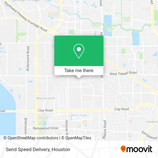 Send Speed Delivery map