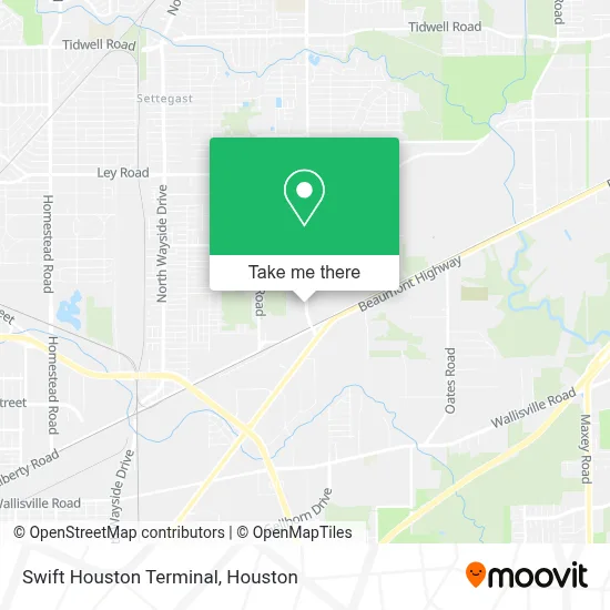 Swift Houston Terminal map