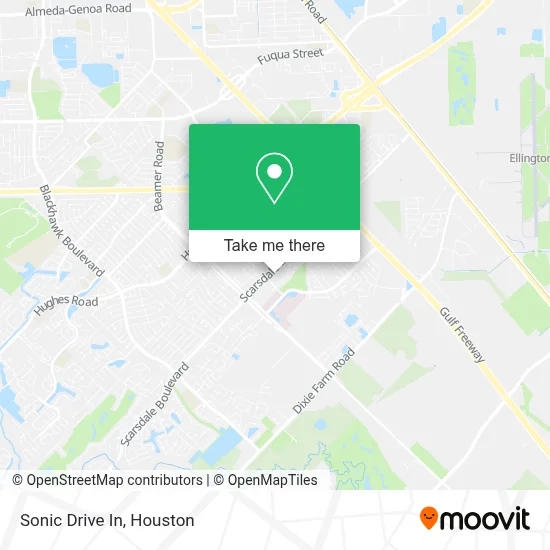 Sonic Drive In map