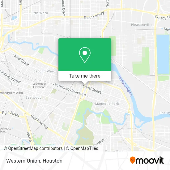 Western Union map