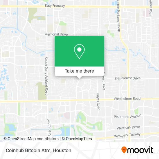 Coinhub Bitcoin Atm map