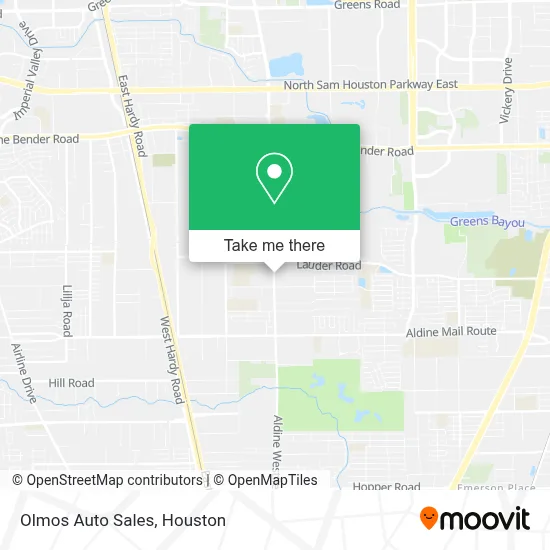 Olmos Auto Sales map