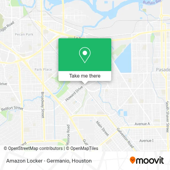 Amazon Locker - Germanio map