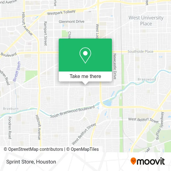 Sprint Store map