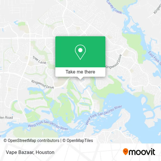 Vape Bazaar map