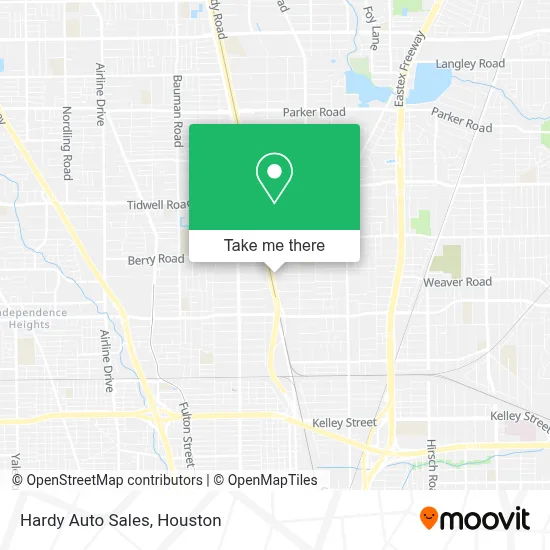 Hardy Auto Sales map
