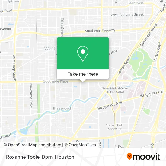 Roxanne Toole, Dpm map