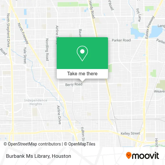 Burbank Ms Library map