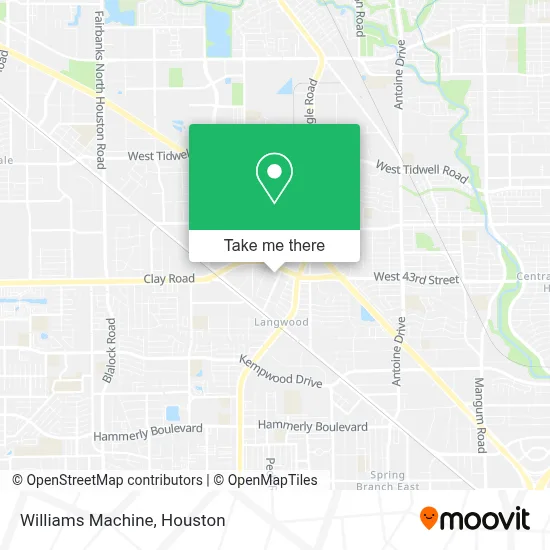Williams Machine map