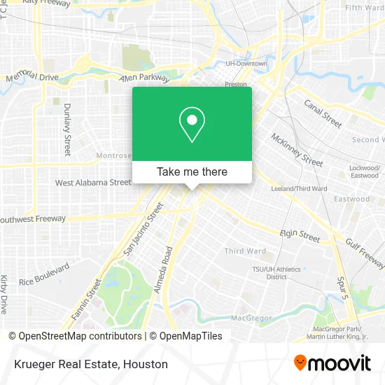 Krueger Real Estate map