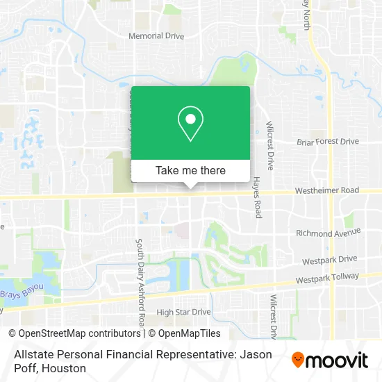Allstate Personal Financial Representative: Jason Poff map