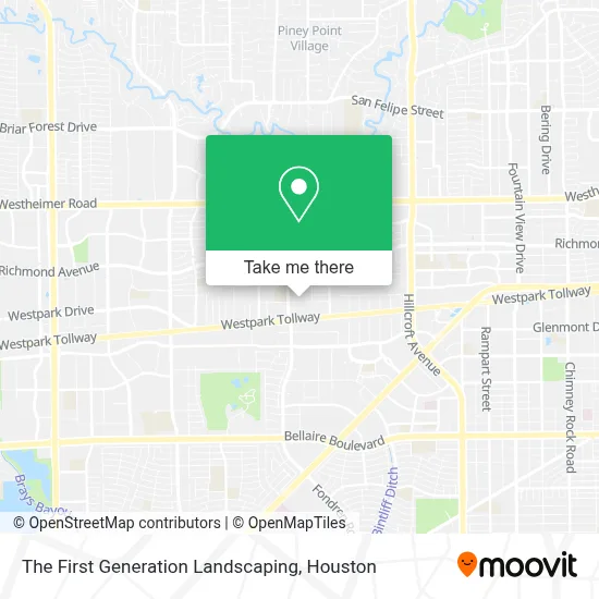 The First Generation Landscaping map