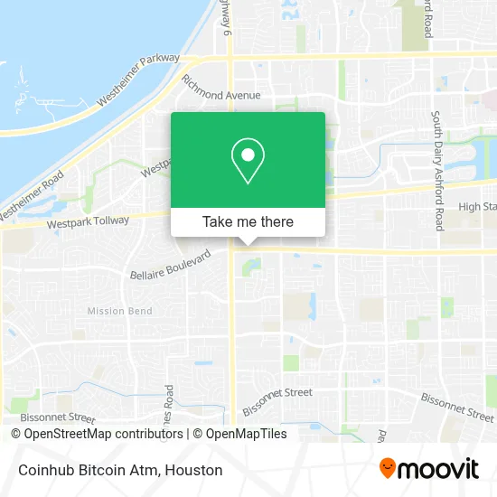 Coinhub Bitcoin Atm map
