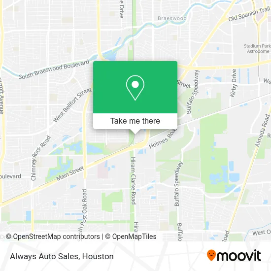 Always Auto Sales map