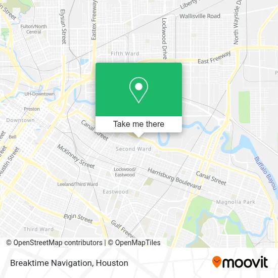 Breaktime Navigation map