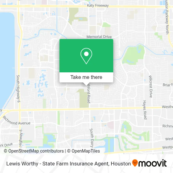 Lewis Worthy - State Farm Insurance Agent map