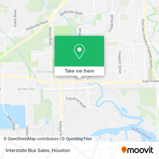 Interstate Bus Sales map