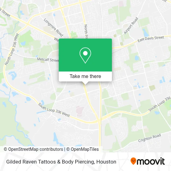 Gilded Raven Tattoos & Body Piercing map