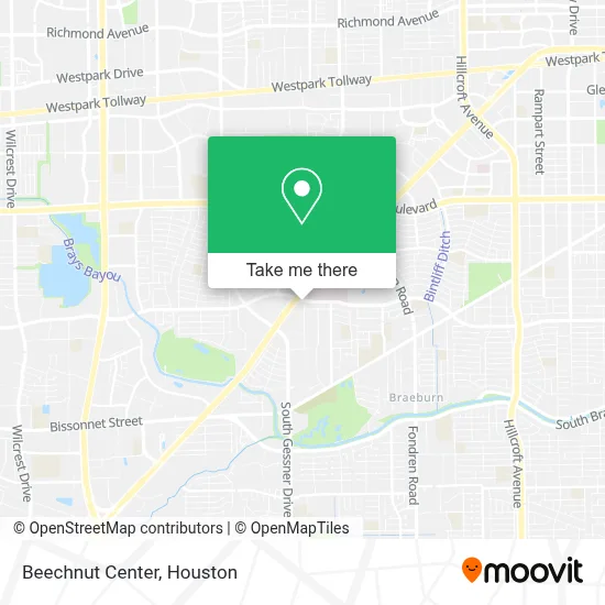 Beechnut Center map