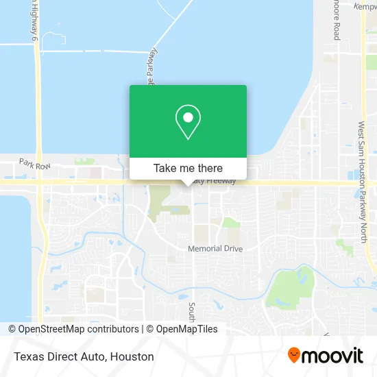 Texas Direct Auto map