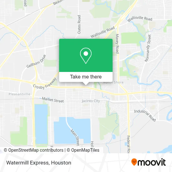Watermill Express map