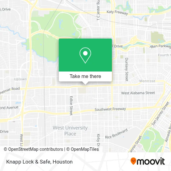 Knapp Lock & Safe map