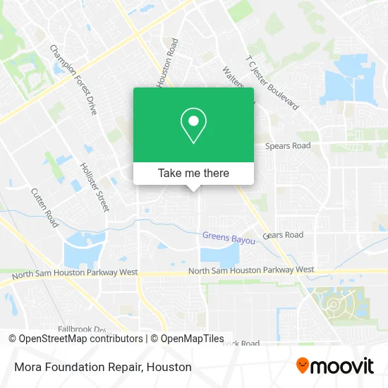 Mora Foundation Repair map