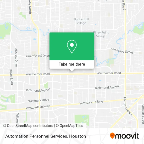 Automation Personnel Services map
