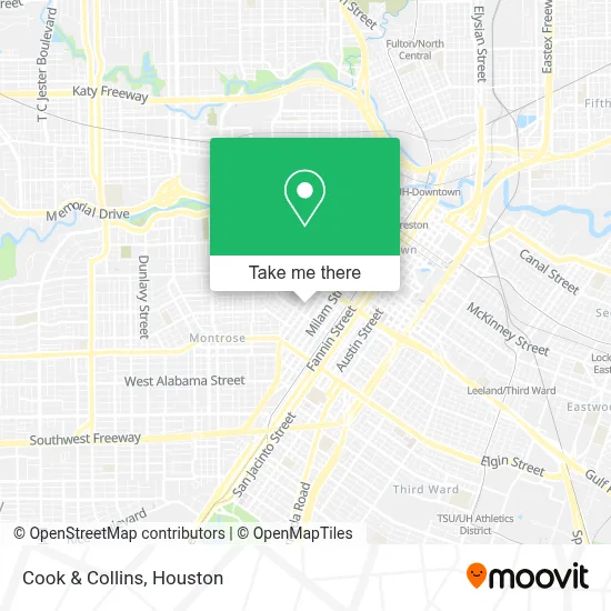 Cook & Collins map
