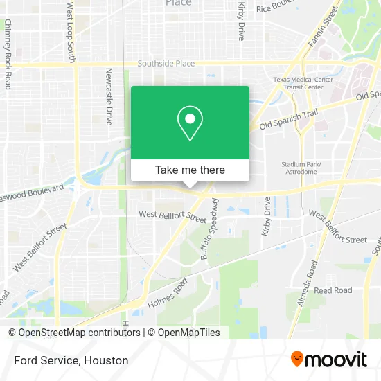 Ford Service map