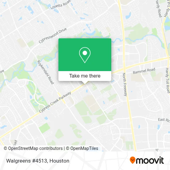 Walgreens #4513 map