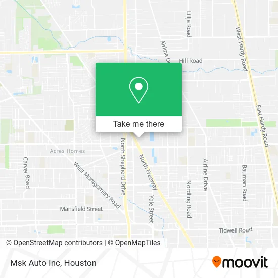 Msk Auto Inc map