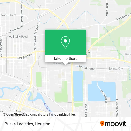 Buske Logistics map