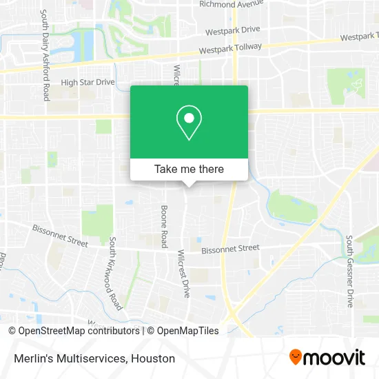 Merlin's Multiservices map