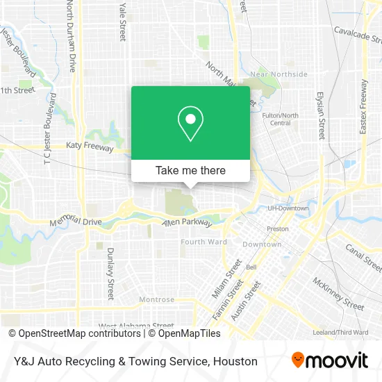 Y&J Auto Recycling & Towing Service map