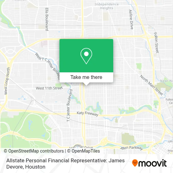 Allstate Personal Financial Representative: James Devore map
