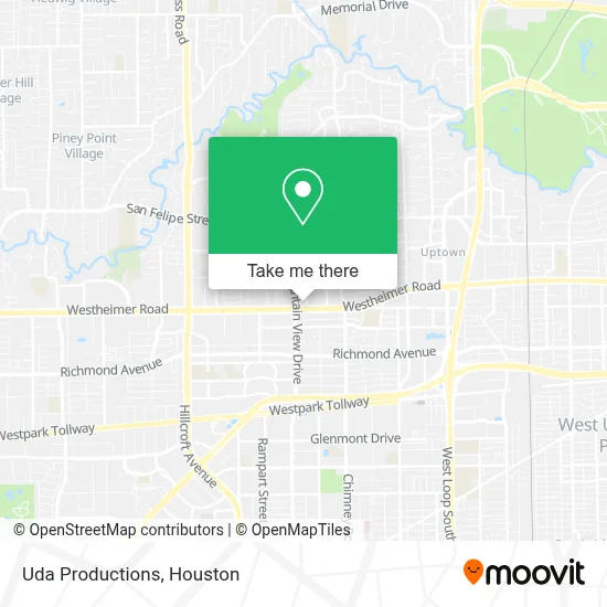 Uda Productions map