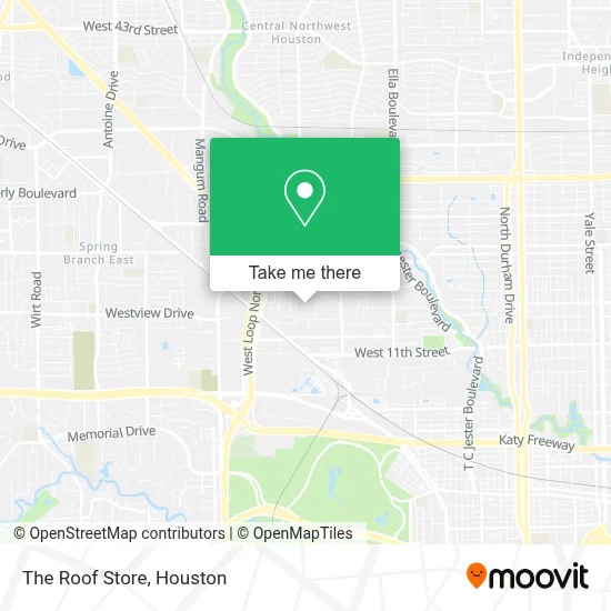 The Roof Store map