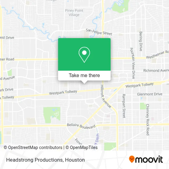 Headstrong Productions map