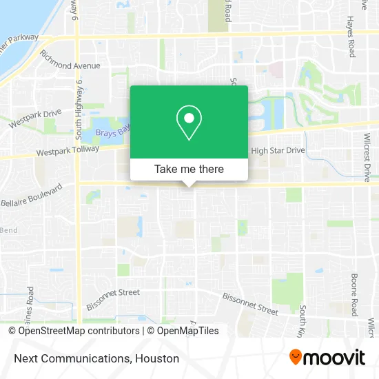 Next Communications map
