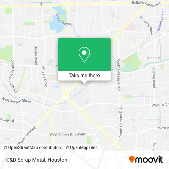 C&D Scrap Metal map