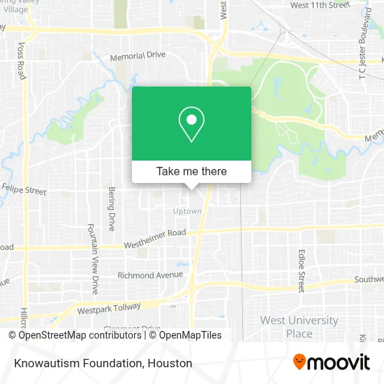 Knowautism Foundation map