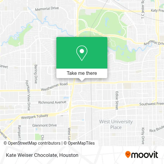 Mapa de Kate Weiser Chocolate