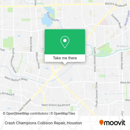 Crash Champions Collision Repair map