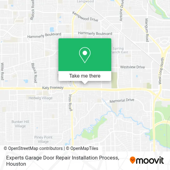 Experts Garage Door Repair Installation Process map