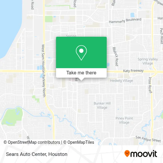 Sears Auto Center map