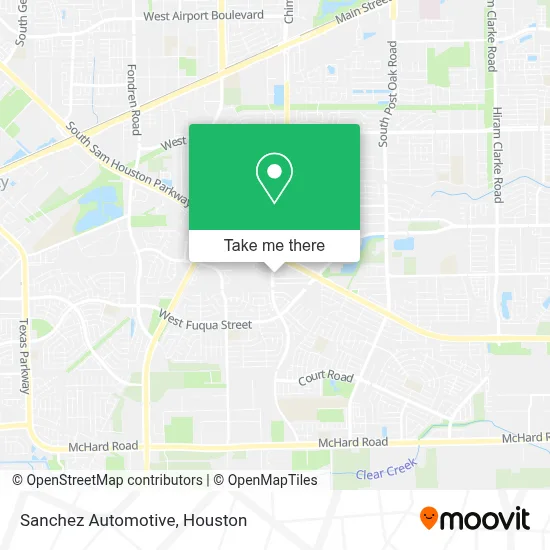 Sanchez Automotive map