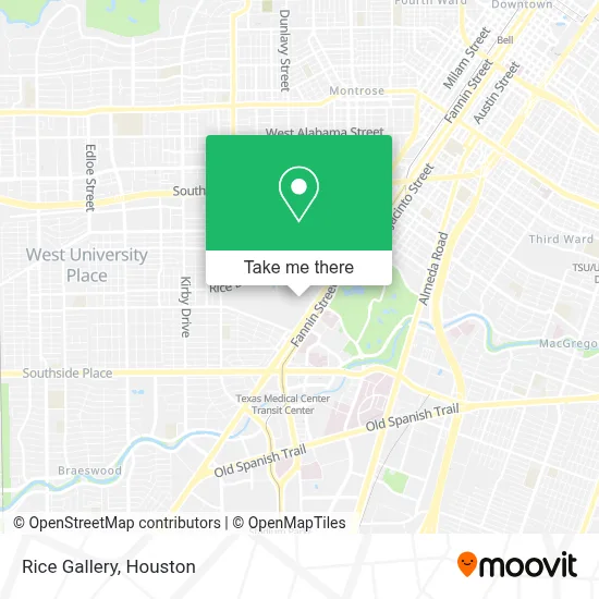 Rice Gallery map