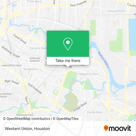 Western Union map