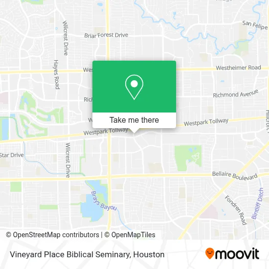 Vineyard Place Biblical Seminary map